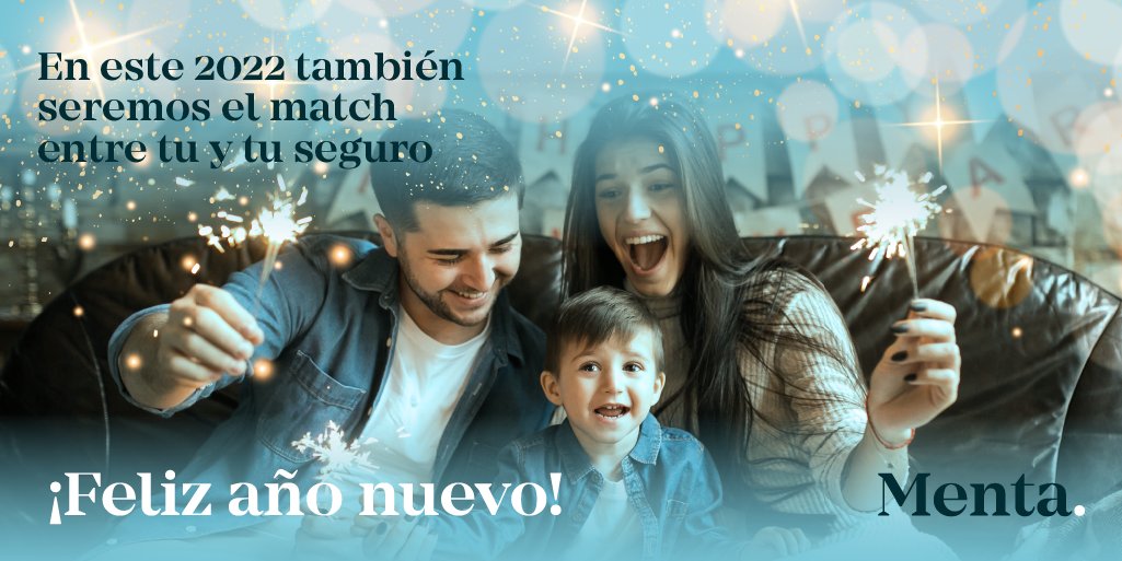 mentaseg's tweet photo. Estamos emocionados de poder acompañarte un año más y ofrecerte tranquilidad en cada día.

¡Feliz año nuevo!🤩🥳🎉 https://t.co/3dsodKL9CG
