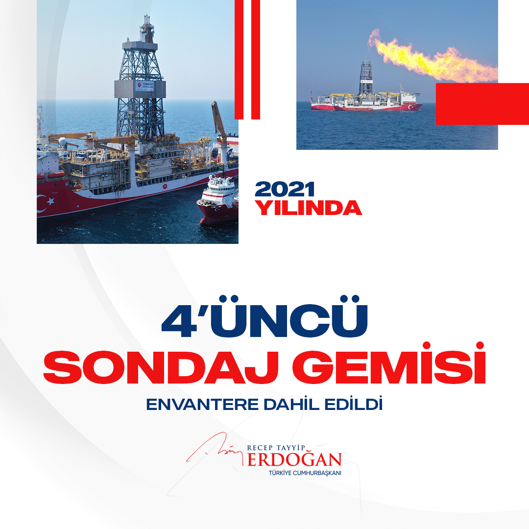 Fatih, Yavuz ve Kanuni’nin ardından 4’üncü sondaj gemimizi de filomuza dâhil ettik.