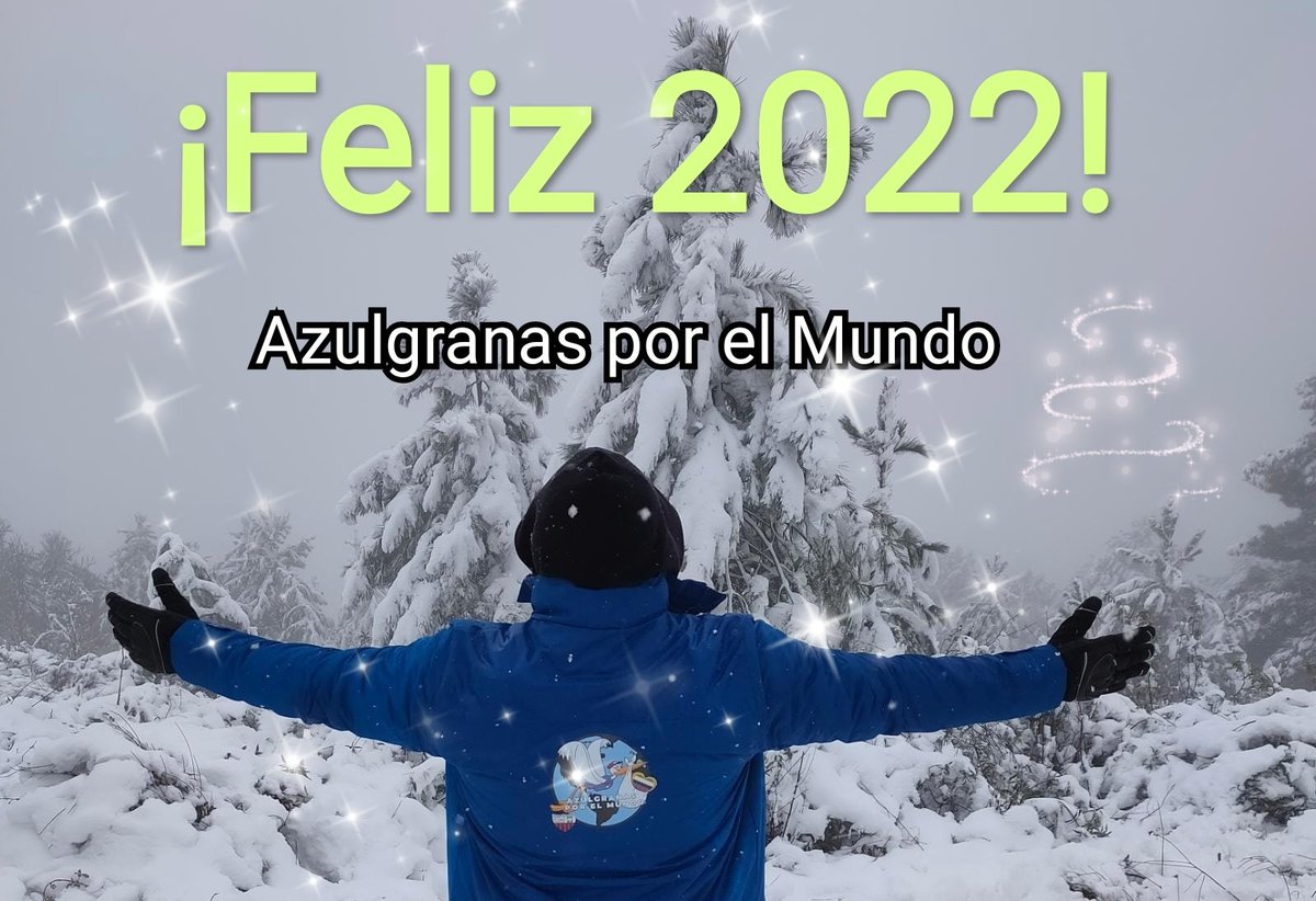 🗺️ Azulgranas por el Mundo os  deseamos un feliz 2022. Ojalá se cumplan todos vuestros sueños.
✨❄️❄️❄️✨