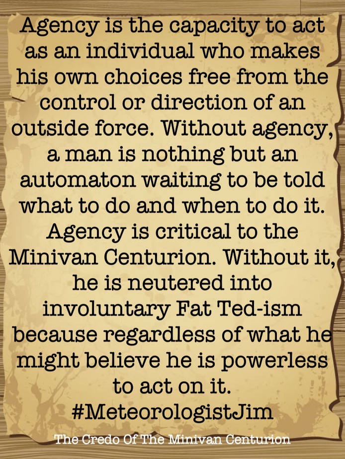 dreddcnc's tweet photo. The issue is one of agency.
Without agency, a man becomes a #FatTed waiting to be told what to do, think and say rather than a HIM who takes responsibility for the outcome of his own decisions. https://t.co/OH9i4gr4Bl https://t.co/bBid4CBrXX