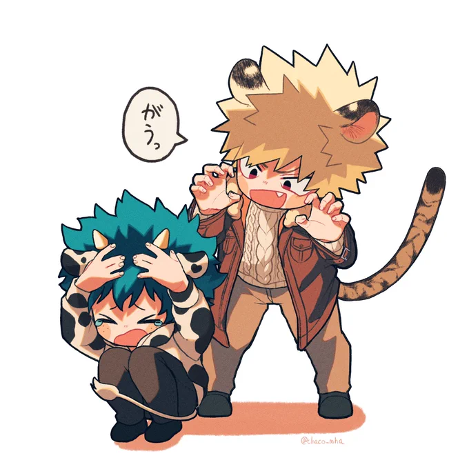 ギリギリ間に合った!2021年描き納め🐯🐮 