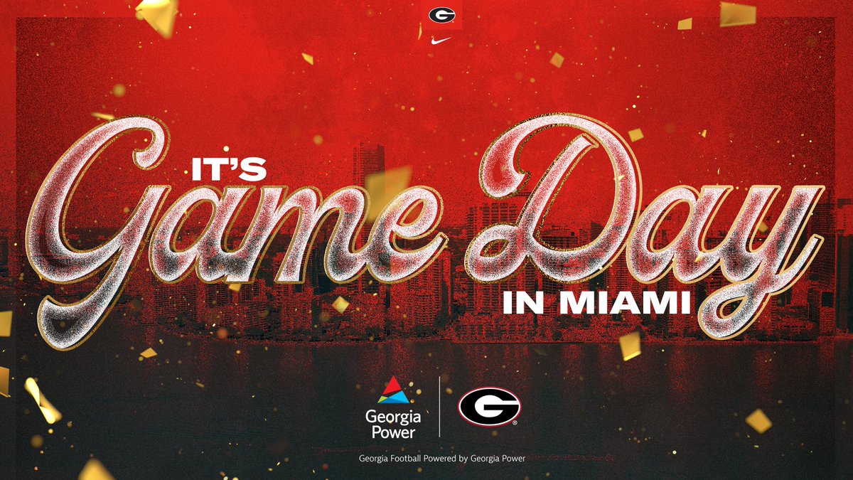 Get up, Dawg Nation.

It's Game Day!