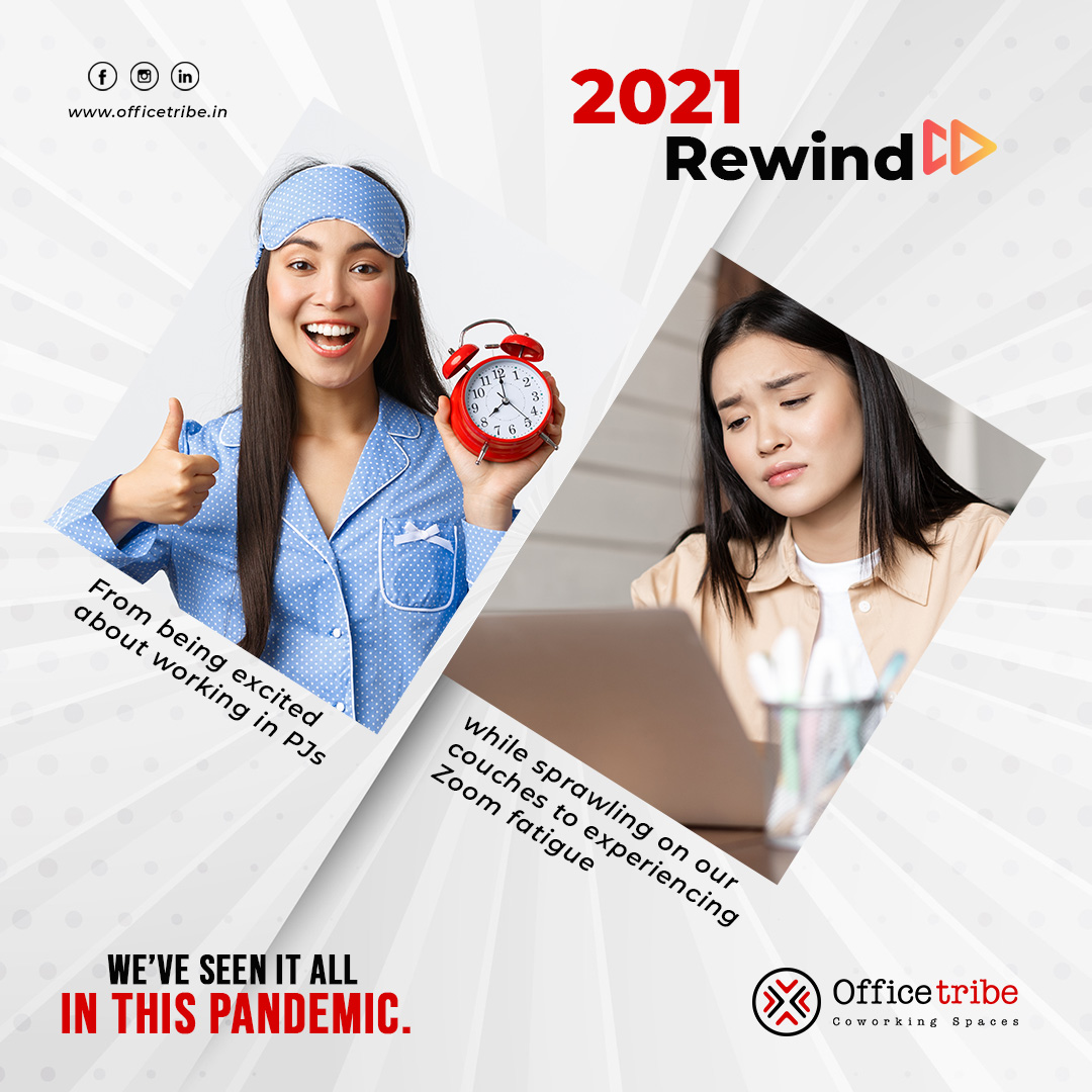 Officetribe_Co's tweet photo. Let’s recall the days when pyjamas became our best friends while working from home. 

#2021rewind #pyjamas #workfromhome #lockdown #covid #pandemic #zoomcall #office #lifeduringlockdown #officetribe #coworking #topicalspot #creativespot #newyear #officespace #guwahati #northeast https://t.co/vqfuz2WFL8