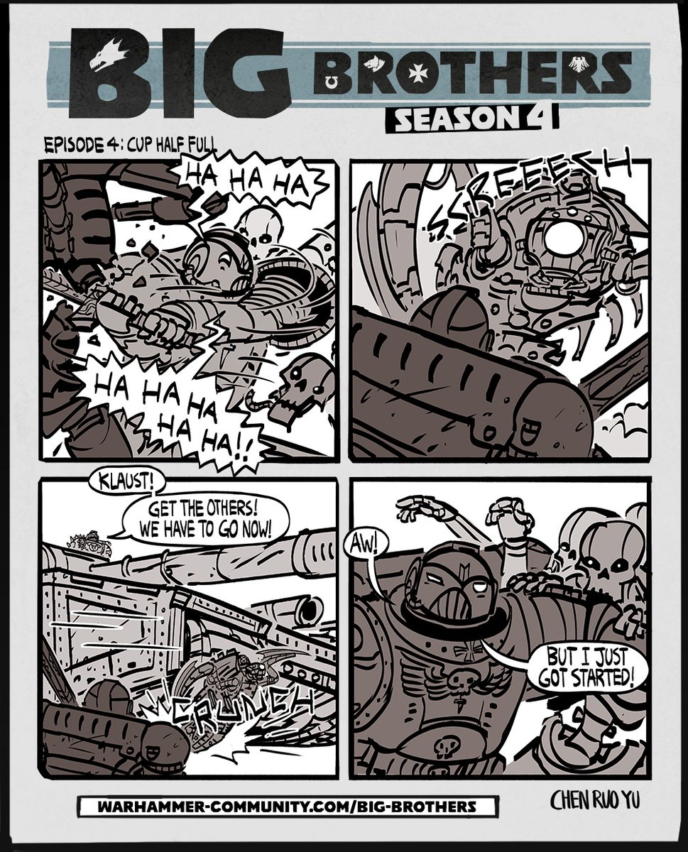 warhammer's tweet photo. Don't you hate it when that happens?
If you've forgotten what was going on in Big Brothers before its Christmas break, catch up with our archive: https://t.co/t2RYTP6pyV
#WarhammerCommuity https://t.co/ROne1dt2Ws