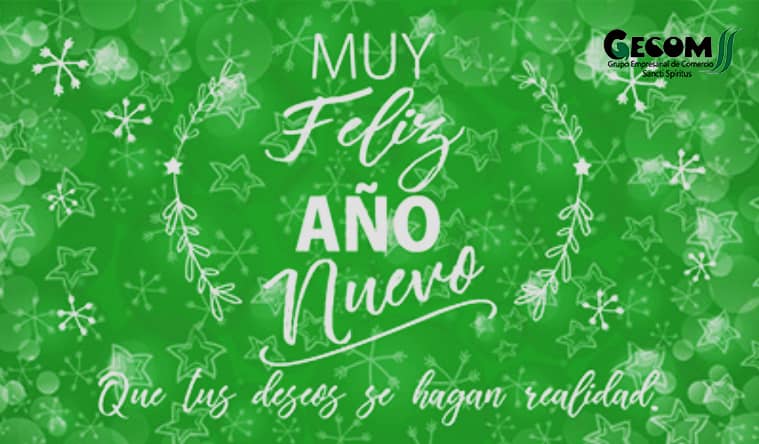 Feliz fin de año y muchas cosas buenas para el 2022.
Que la felicidad nunca falte y que este año que en horas comienza sea de logros, alegrías y bienestar para cada uno de ustedes, les desea GECOMSS.
2️⃣0️⃣2️⃣2️⃣ #CubaViveYRenace #SanctiSpíritus #Cuba
