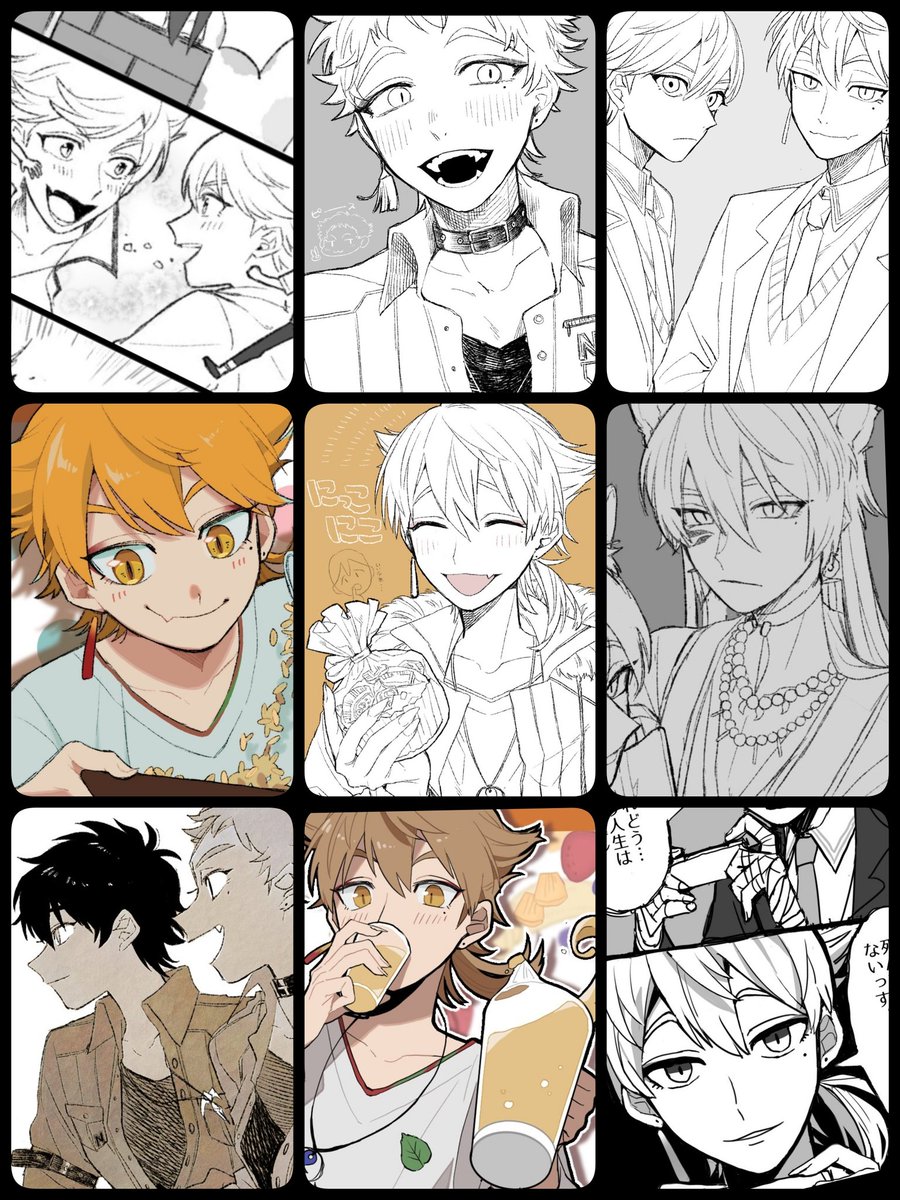 がっくんの誕生日からずっと絵を描き続けて振り返ればたくさんの枚数になってました。
がっくんの魅力や私のイラストを褒めたり応援してくれた皆様のおかげです。今年はほんとにお世話になりました、来年もよろしくおねがいします!!☺️ 