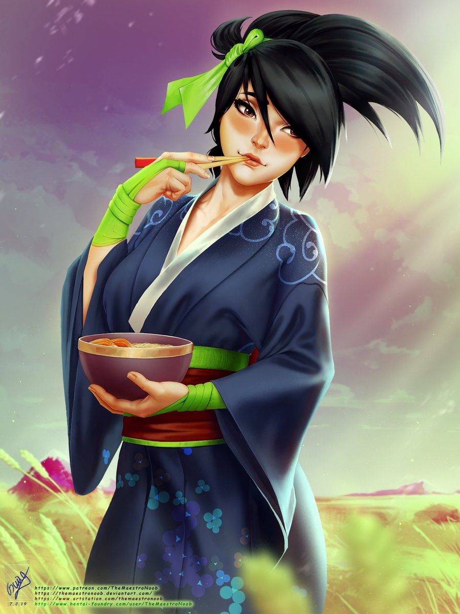 🐲"Happy New Years everyone" say happy while eating spicy ramen