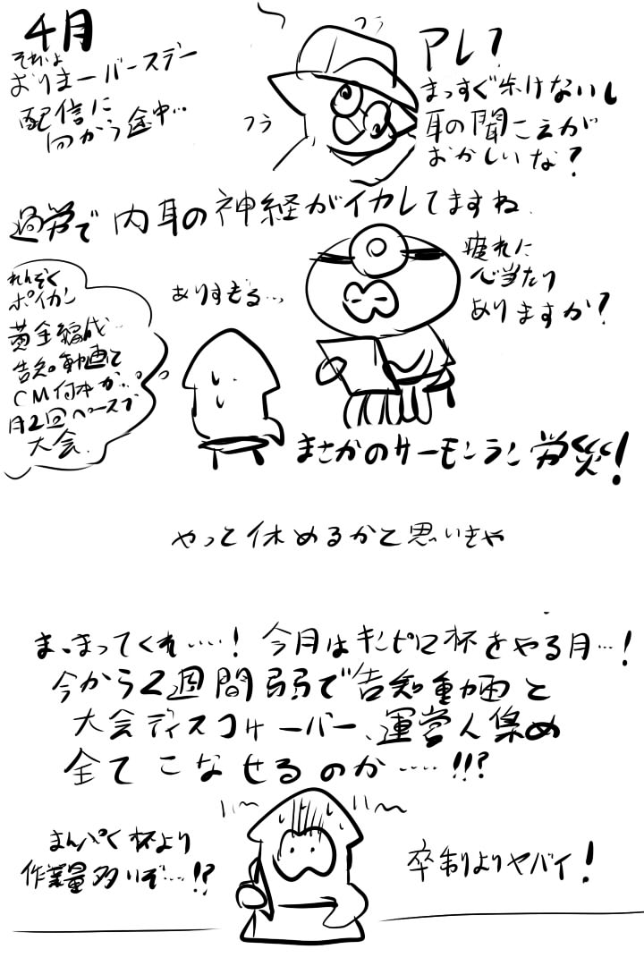 描ききれないのと清書する暇がないので下書きのままで。年明け仕上げます。よいお年を! 
#ゆく鮭くる鮭2021 