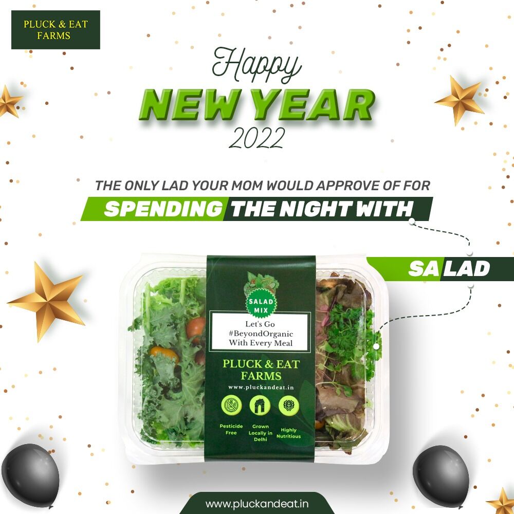 EatPluck's tweet photo. Yeah! might not be your first choice for the new year party but we bet you can still enjoy the deliciousness of our greens. Have a healthy start to the new year.

#pluckandeat #hydroponicfarms #vegetables #food #healthyfood #vegan  #happynewyear #newyear #love #happy #newyearseve https://t.co/u509EeRfvt