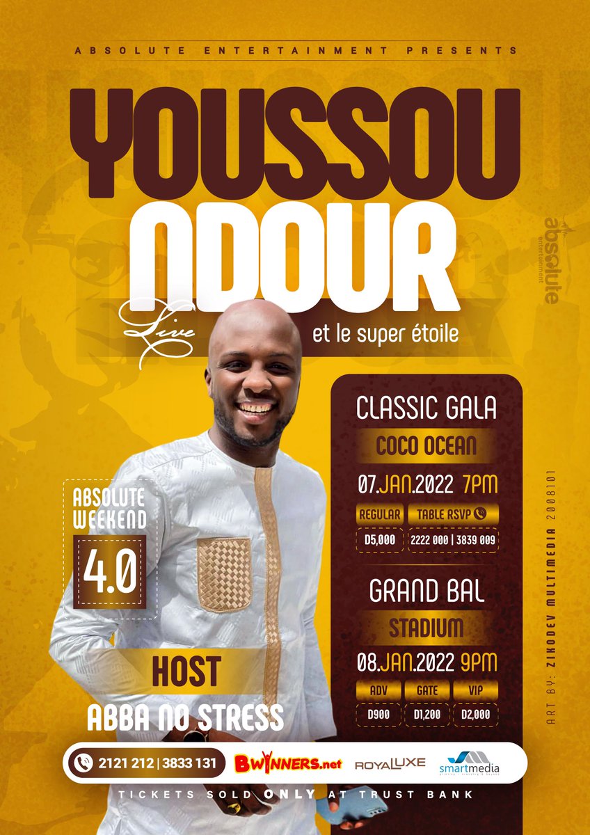 BBlackBarbie's tweet image. Co-Hosting “Absolute Weekend 4.0” is your favourite man @abbanostress LIVE on the 7th and 8th January 2022.
__
Tickets available at all trust bank branches and ONLINE. Link in our bio! 
—-
For more info, contact us on 2222000/3833131
#AbsoluteWeekend
#AbsolutelyBiggerAndBetter