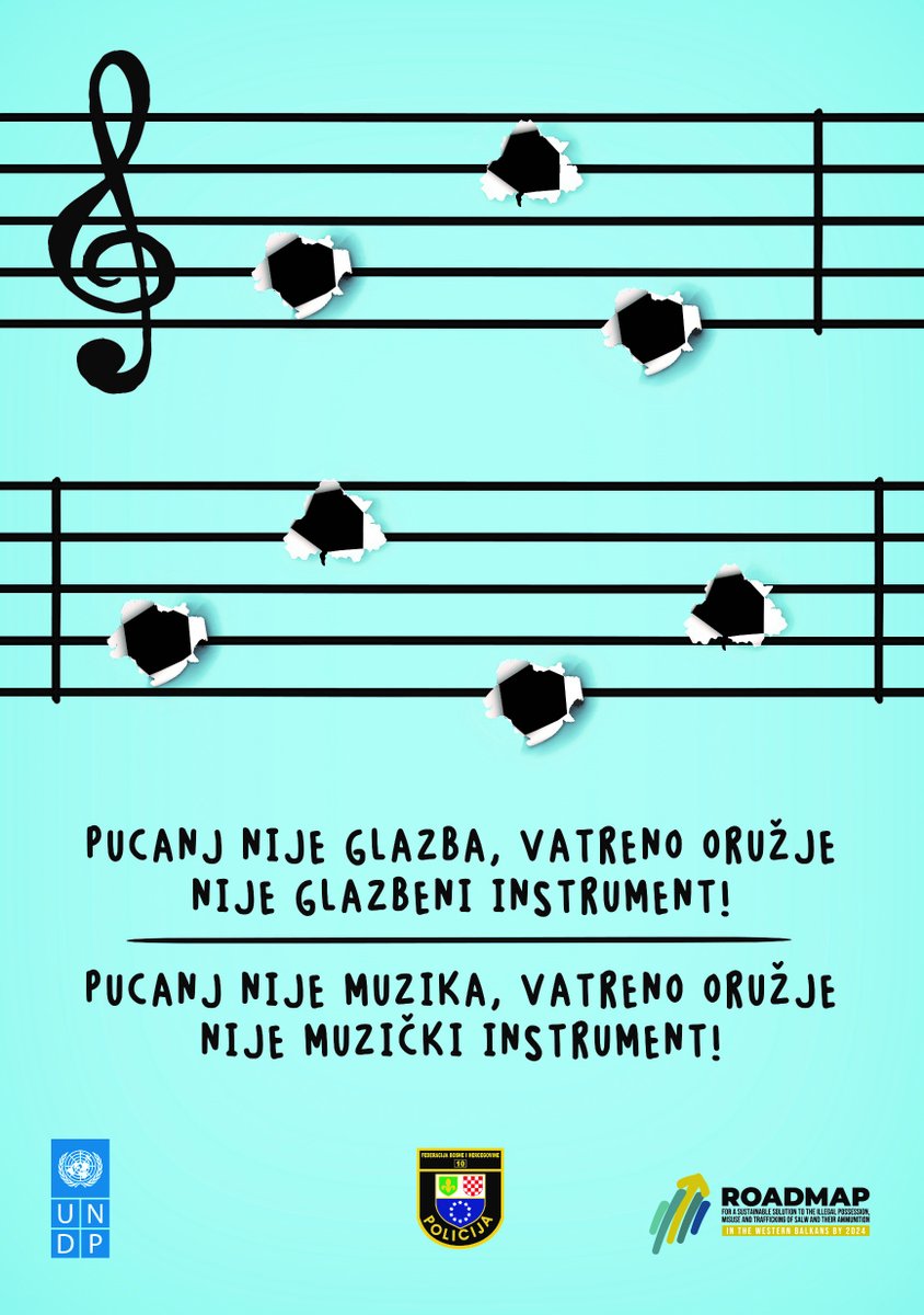 VedadPinjo's tweet photo. With the warm greetings for the New Year, MoI K10 held the eleventh central awareness-raising event in Livno last night. The importance of the citizens' safety is highlighted during the holiday season as #GunshotIsNotMusic. Thanks to 🇩🇪🇬🇧🇸🇪🇫🇷🇳🇱🇳🇴&amp;🇪🇺#SALW #Roadmap #ProjectPILLAR https://t.co/5GlRm1mwOn