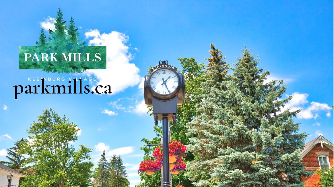 Just steps from your #ParkMills promenade is #Kleinburg Village, a beautiful and authentic town filled with upscale amenities. Register for our Park Mills 50' contemporary detached homes: parkmills.ca