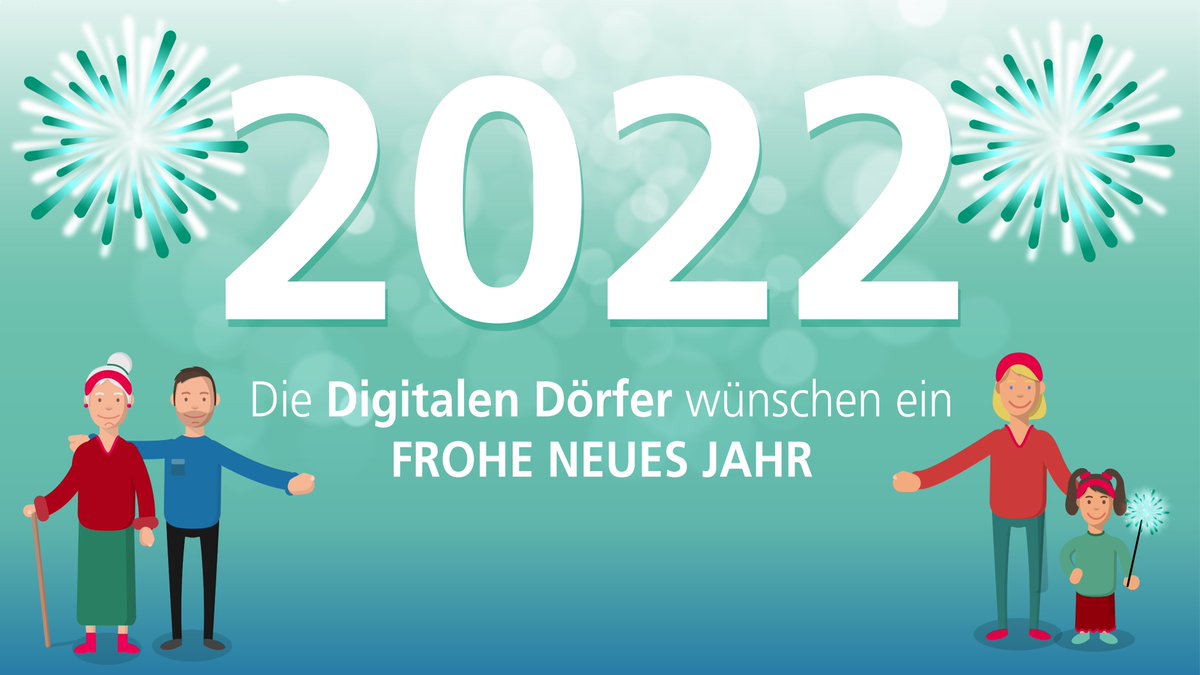 digitaledoerfer's tweet image. Wir wünschen einen guten Rutsch ins neue Jahr!🎊