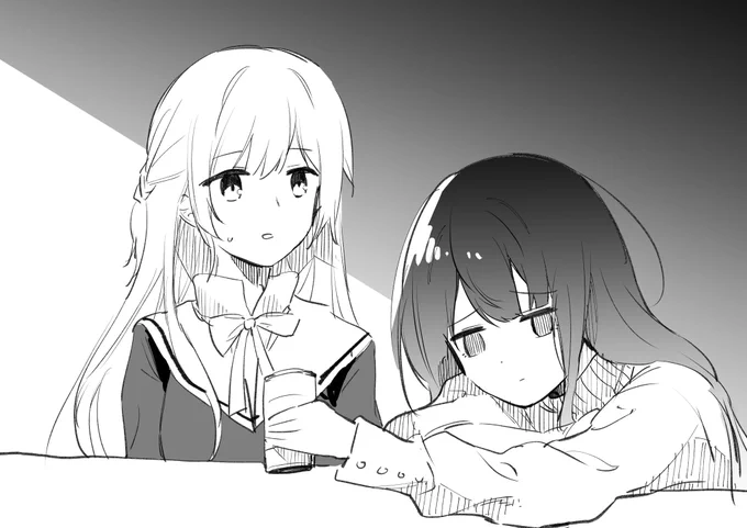 上伊那ぼたんの郡上かなで先輩とやがて君になるの佐伯沙弥香先輩(お題箱) 