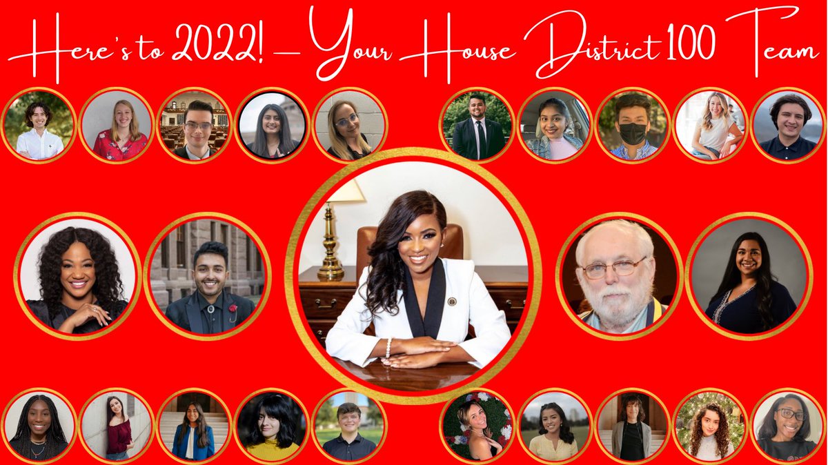 🧵Goodbye 2021…and cheers to 2022! As we wrap up our first year repping HD100, here are some of the ways we amplified the people’s voice, brought more accessibility and accountability to our office than ever before. Happy New Year! 👇🏾 🔥