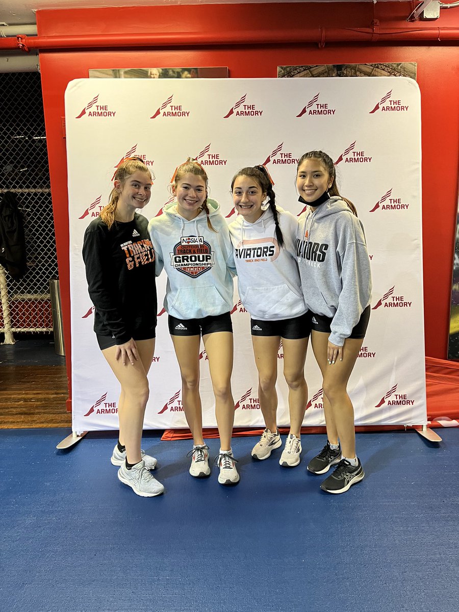 Congratulations to our girls 4x400 relay winning the Ed Church invitational Thursday night at the <a href="/ArmoryNYC/">The Armory</a>  <a href="/HHvarsitysports/">Hasbrouck Heights Sports</a>