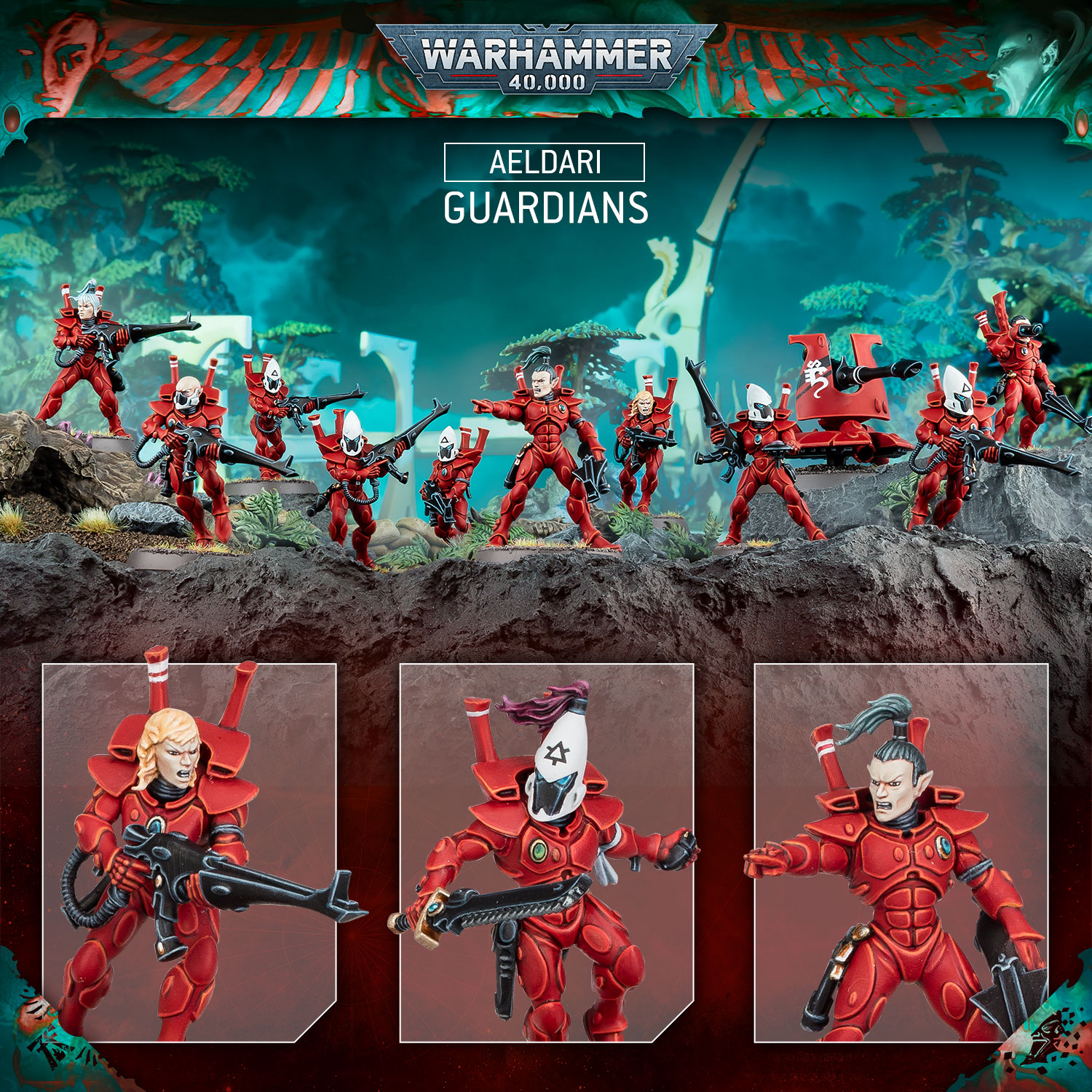 Warhammer Official on X: The Aeldari are getting an amazing new Guardians  kit. Tell us which miniatures you'd like to see updated next, and get a  closer look at the new models