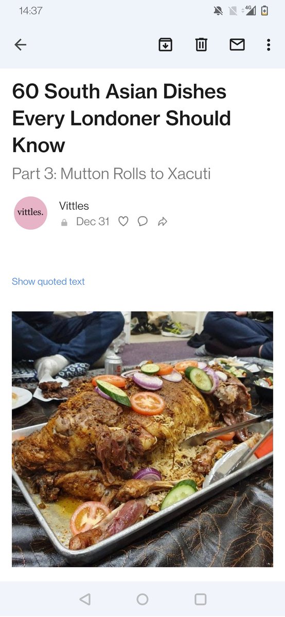 If I was staying in London I'd be trying my damnedest to complete the Vittles 60 South Indian dishes. It's the 2022 food challenge you didn't know you needed