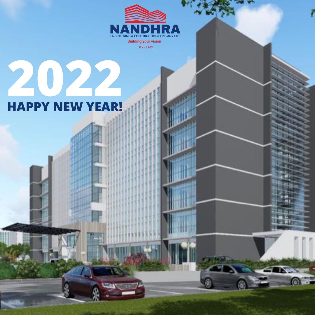 NandhraLtd's tweet photo. We wish you a happy 2022 🥂 

#NandhraConstruction #Buildingyourvision #Since1983 https://t.co/8I8ex2TTTo