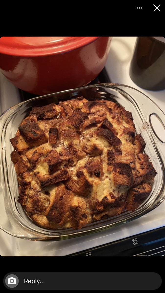 whatwasbf's tweet photo. Breakfast: raisin bread French toast casserole with Minnesota maple syrup!
Gimli had a nice turkey and chicken dry food breakfast (we call it her cereal 😂) https://t.co/q1hSB0z77n