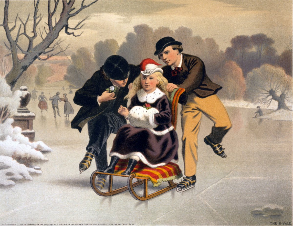 DW_250's tweet photo. Dorothy describes how she and the children were pushed on the ice: 'William and George Hutchinson pushed us along in their skates on the ice (Grasmere Water is entirely frozen over) and we carried the children on our knees' .
#DW250 #DecemberWithDorothy #IceSkating https://t.co/8bPAL8Xpoc