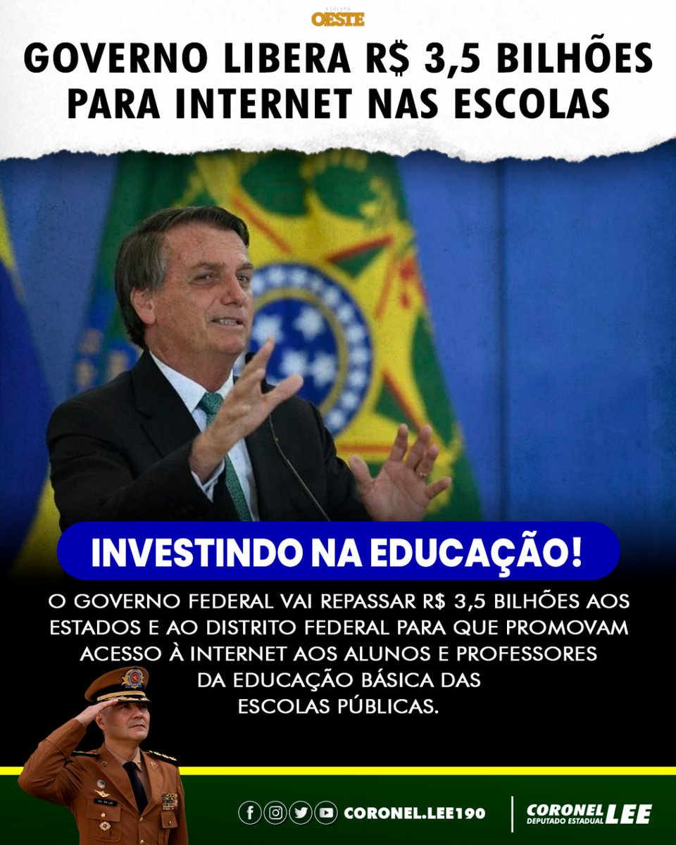coronelleeofc's tweet photo. Todos conectados! Educação sem alienação e com desenvolvimento! Esse é o Brasil que queremos!
#INTERNET #conectaBrasil https://t.co/YZsQaxiQq0