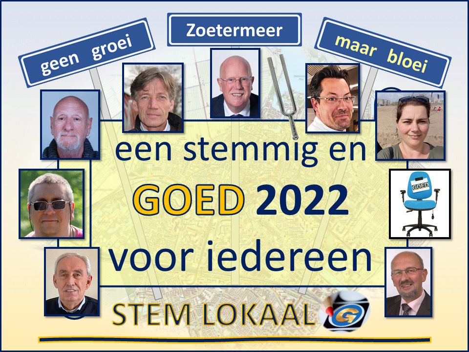 FransMuijzers's tweet image. Als lid van de nieuwe, lokale politieke partij @GoedZoetermeer breng ik deze nieuwjaarsgroet youtu.be/lka5fCMOt8Q graag onder de aandacht van alle Zoetermeerse inwoners. Voor meer achtergrondinformatie over GOED, zie goedzoetermeer.nl. Of neem contact met mij op.