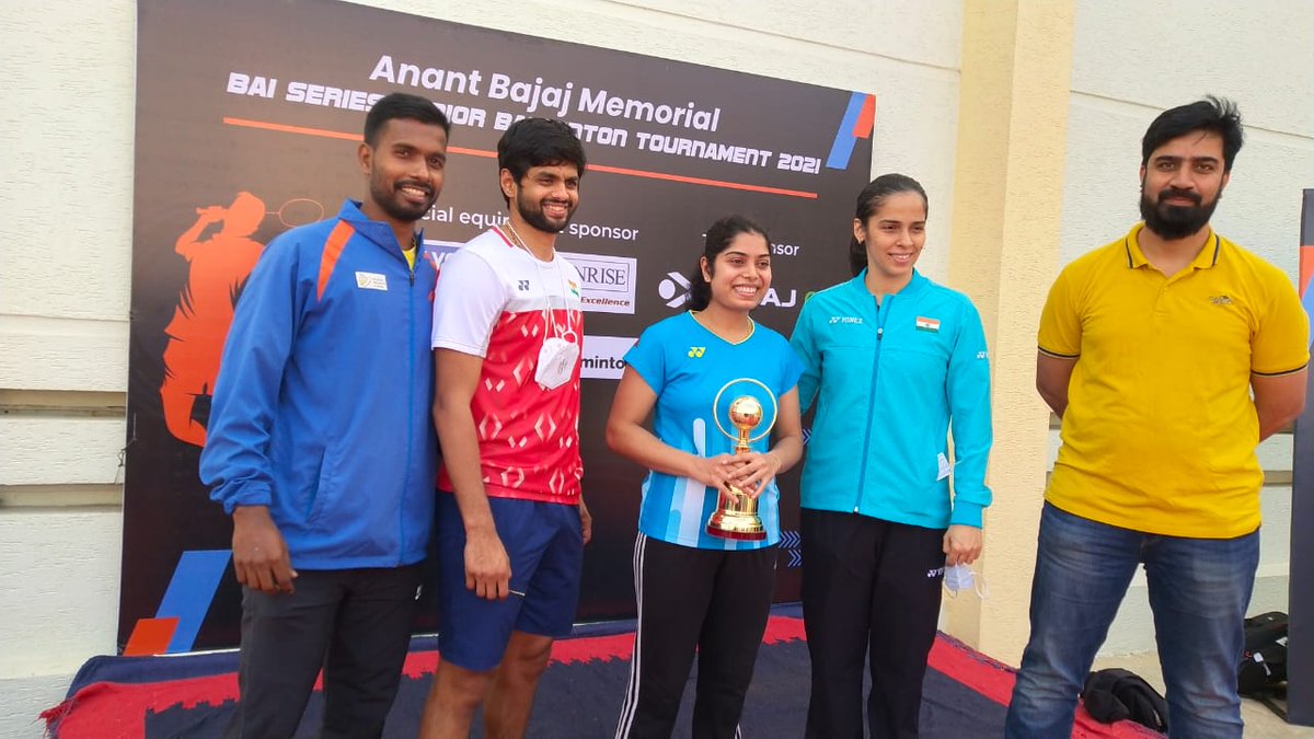 Good two weeks! A gold 🥇 and a silver 🥈in BAI series senior badminton tournament at Chennai and Hyderabad. I would like to thank hon'ble CM <a href="/bhupeshbaghel/">Bhupesh Baghel</a> sir, <a href="/umeshpatelcgpyc/">Umesh Nandkumar Patel</a> sir and all the people of CG for their blessings. Wishing everyone a very HAPPY NEW YEAR. 🙏❤