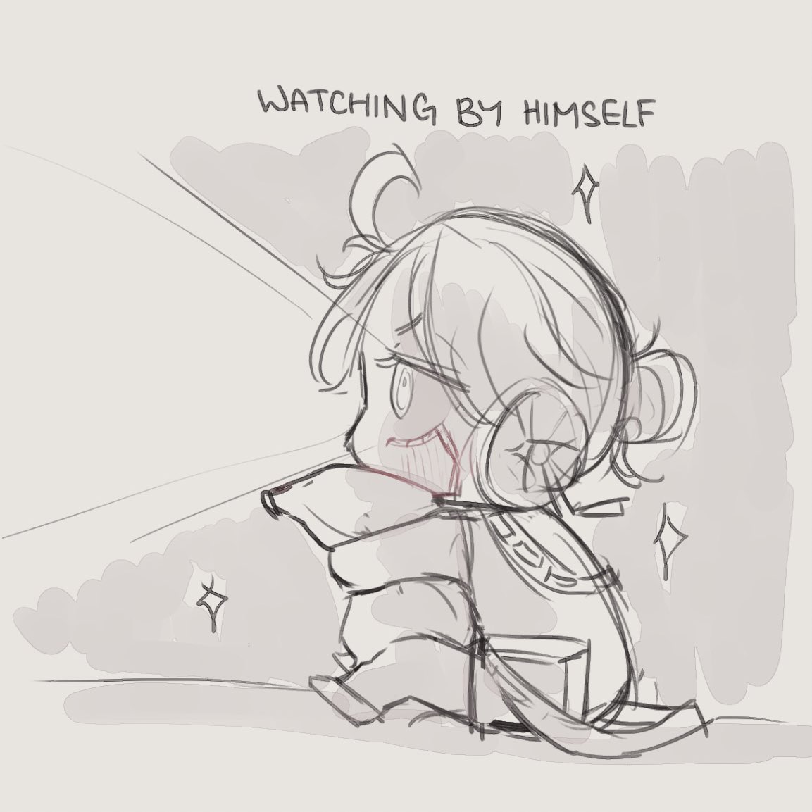 Messy doodle _(:_」∠)_
It's almost the New Years, I just wanna doodle drunk-ish Luca making his COAV buddies rewatch their actions scenes over and over lol
Victor went to sleep early 💤