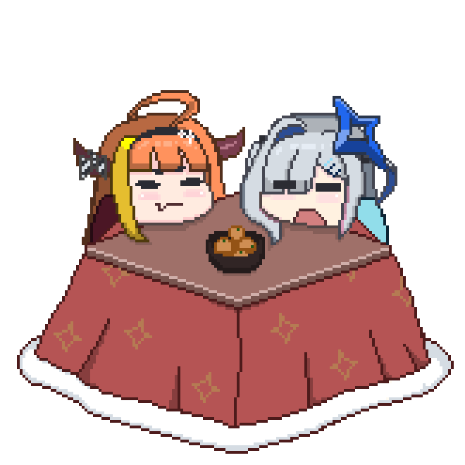 ギリ描き納め
今年もお疲れ様でした
#かなたーと  #みかじ絵 