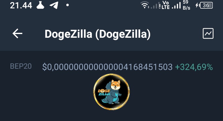 syailendra5758's tweet photo. Alhamdulillah doa kalian terkabulkan guys 🤣🤣🤣 
#DogeZillaArmy #Dogezillacoin
Said lauder... . Witdraw secuil aja  🚀🔥🔥 https://t.co/GxRJMdVuPL