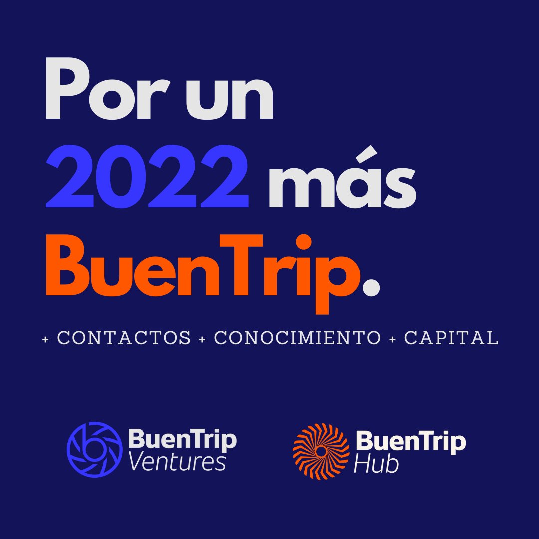 ¡Felices Fiestas! El 2022 será un año grandioso en el que no puedes dejar de acompañarnos, tendremos varias novedades que harán de tu año, un #BuenTrip. ¡Feliz Año Nuevo!