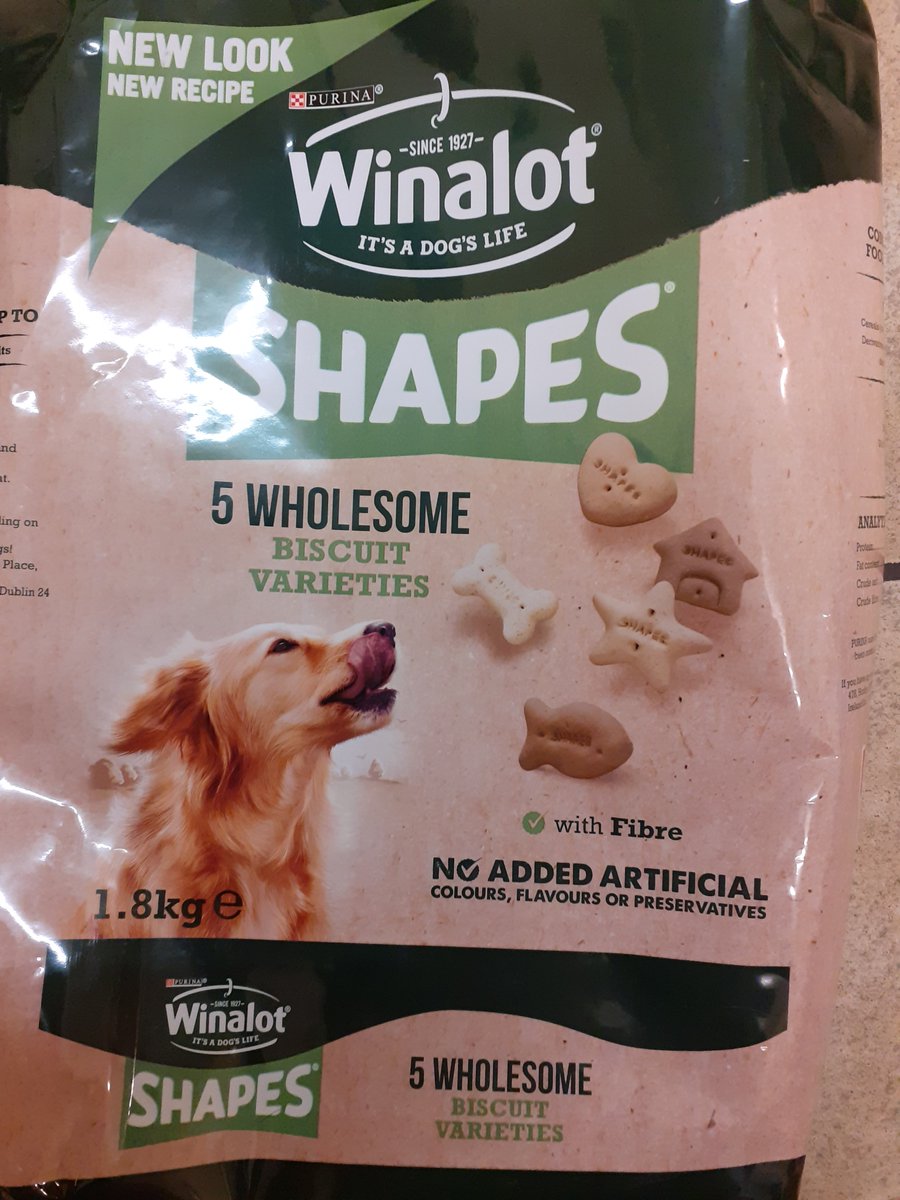 AcademicCulchie's tweet photo. @PurinaUK 

Winalot shapes 1.8kg bag says it is widely recycled but not what it is recycled as e.g. carrier bags. Can you tell me the recycling number? I'm UK based. https://t.co/kNi8fSw9rf