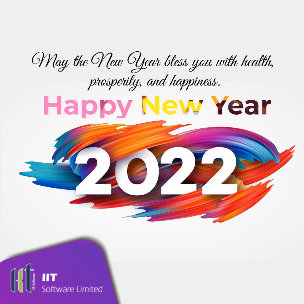 Wishing you and your family A Happy &amp; Prosperous New Year 2022! #IITSoftware #HappyNewYear2022 #NewYear2022 #softwaredevelopment #itsecurity