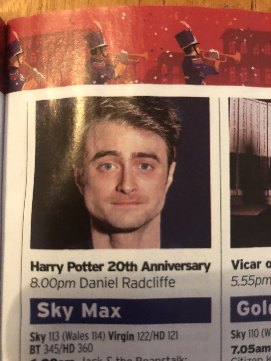 Mad_Biggs's tweet photo. Can someone give Radio Times Daniel Radcliffe a hug and reassurance? https://t.co/T2UIl0GrUe