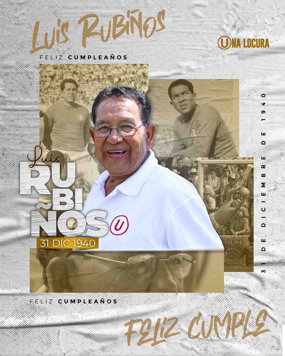 UnaLocura1924's tweet photo. #UnDíaComoHoy en 1940.
Nace Luis Rubiños Cerna, ex arquero y campeón nacional en la temporada 1974.
¡Felicidades Lucho..!
#CumpleañosCrema
#DatosCremas https://t.co/yncmKJFLQJ