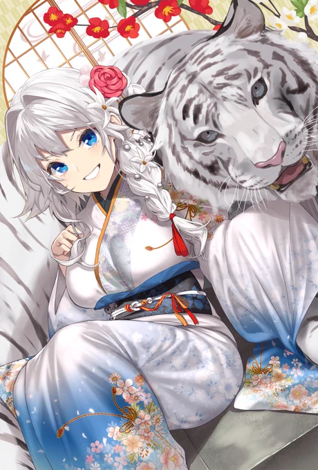 明けましておめでとうございます!今年もよろしくお願いします!イラストも添えて! 