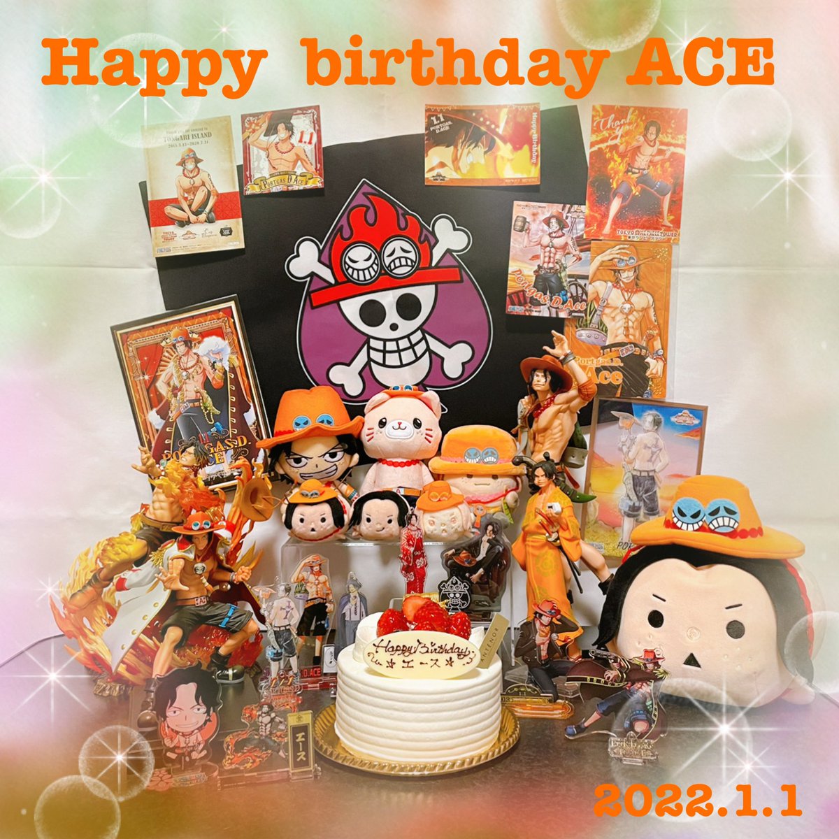 mii_tsmk's tweet photo. エース、お誕生日おめでとう！
生まれてきてくれて、ありがとう🥰
これからも、ずっとずっと愛してるよ💓

#エース生誕祭2022 
#エース誕生祭2022
#ポートガス・D・エース生誕祭2022 
#ポートガス・D・エース誕生祭2022 
#ONEPIECE https://t.co/1ljGNhaN9s