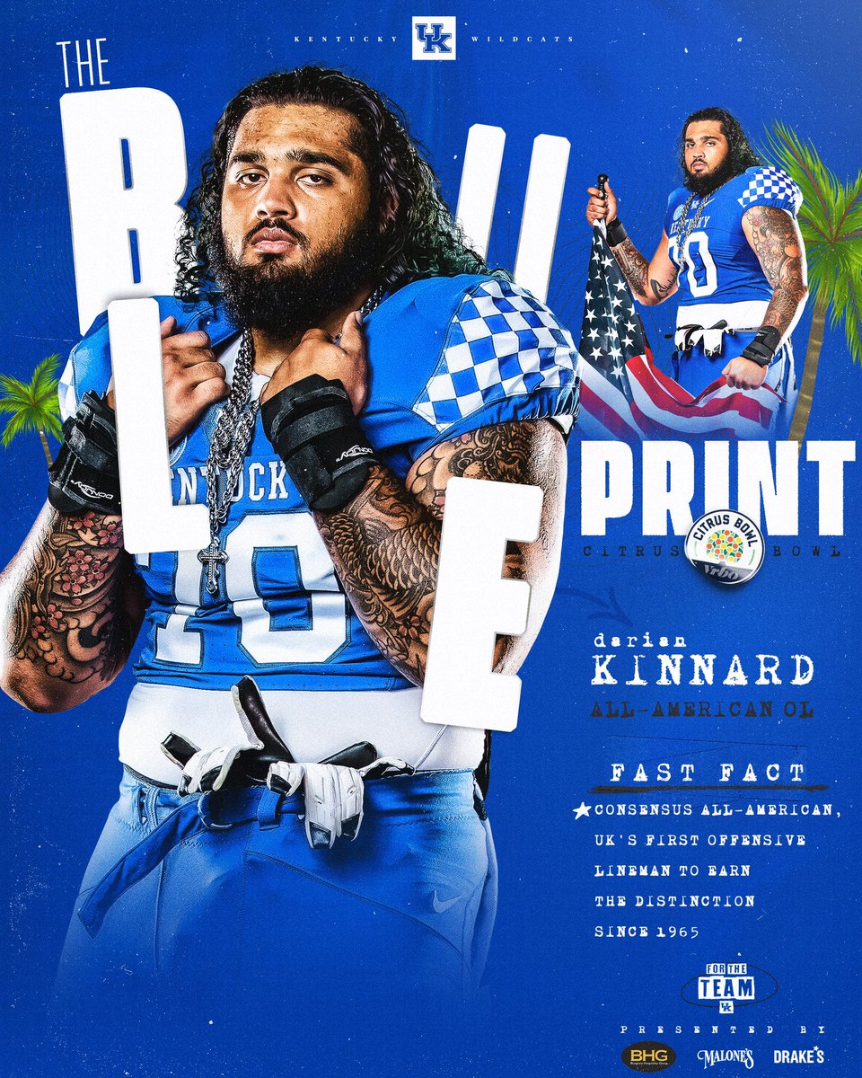 The Kentucky Blueprint x @Darian_70. @CitrusBowl x #ForTheTeam 😼🏈🍋🍊