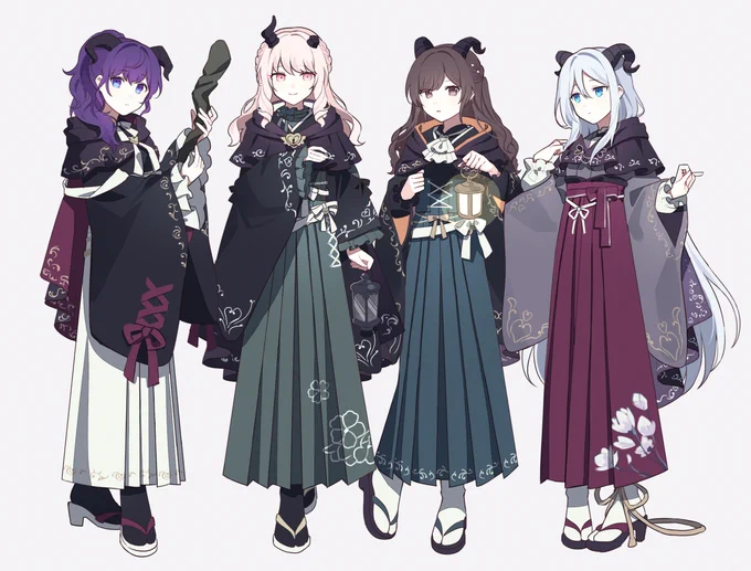 新年なので、ニ-ゴの和服まとめをおいときます 