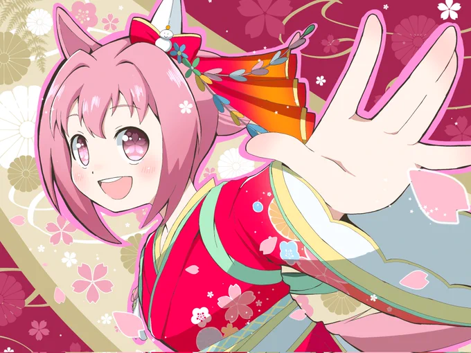 明けましておめでとうございまーす! 今年もよろしくおねがいします!😊😊 描き始めはハルウララだぃ! #ウマ娘 
