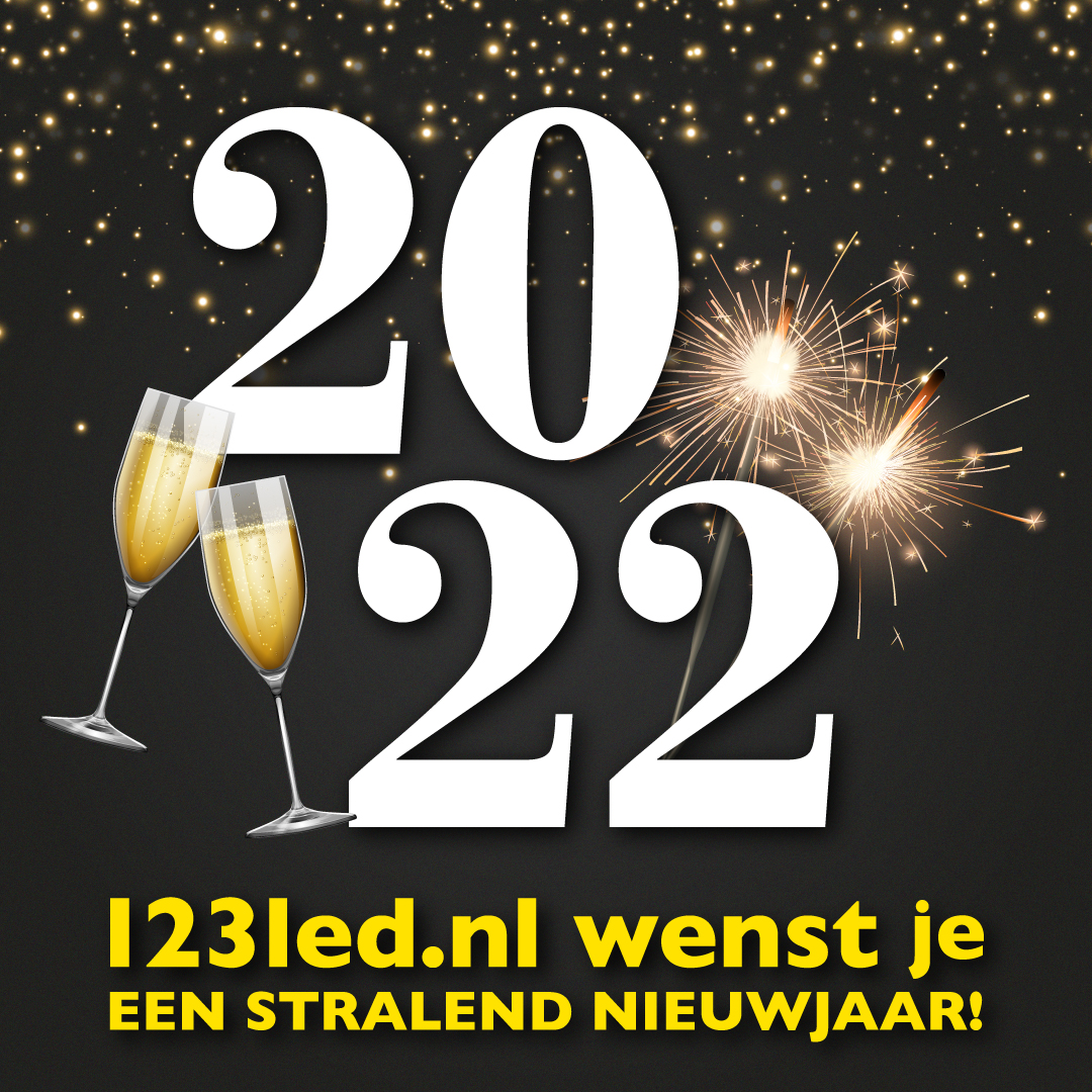 Fijne jaarwisseling! 123led.nl wenst je een stralend nieuwjaar! 🎆