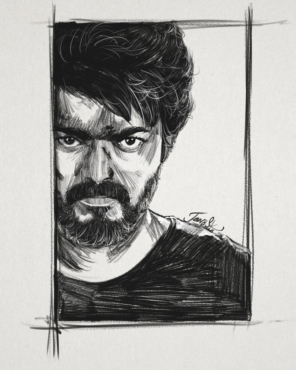jeevaskj's tweet photo. Beast Thalapathy Vijay Pencil Sketch 2021
April 2022 Release .... I'm Waiting For this Moments...
This art is Dedicated to Beast Movie and Team 
#Beast #master #Vijay #BeastFromApril https://t.co/FNZ14vOziE