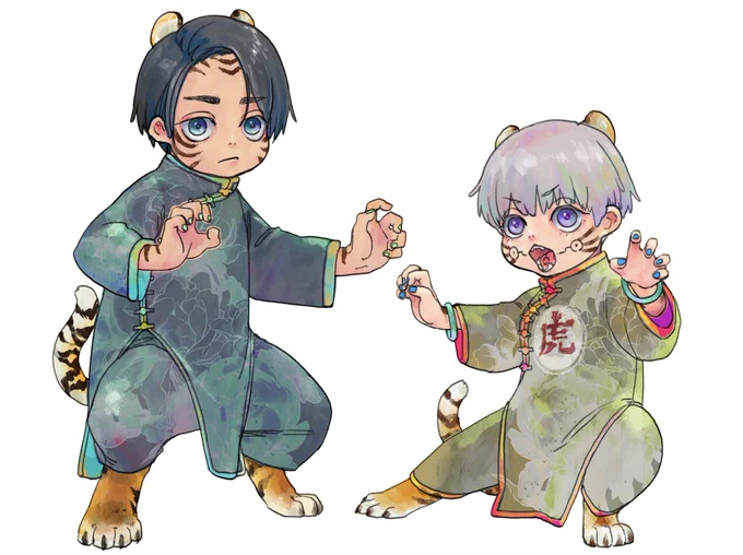 あけましたー!どうにかギリ描いた1枚目…
今年もよろしくお願いします。寅ちゃんです。 