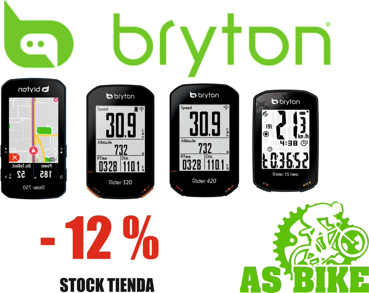 Bryton:
Consíguelo con un 12% de descuento