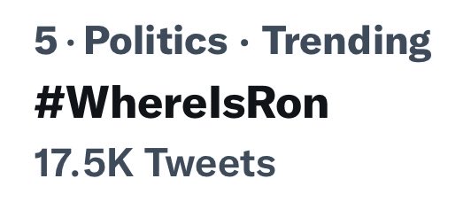 DWUhlfelderLaw's tweet photo. #WhereIsRon https://t.co/edBeqepcZP