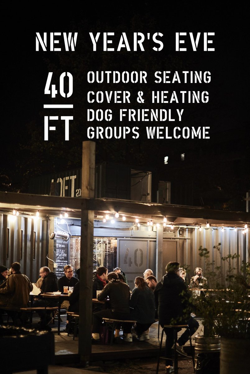 We're open today from 6pm. Plenty of outdoor covered and heated seating.