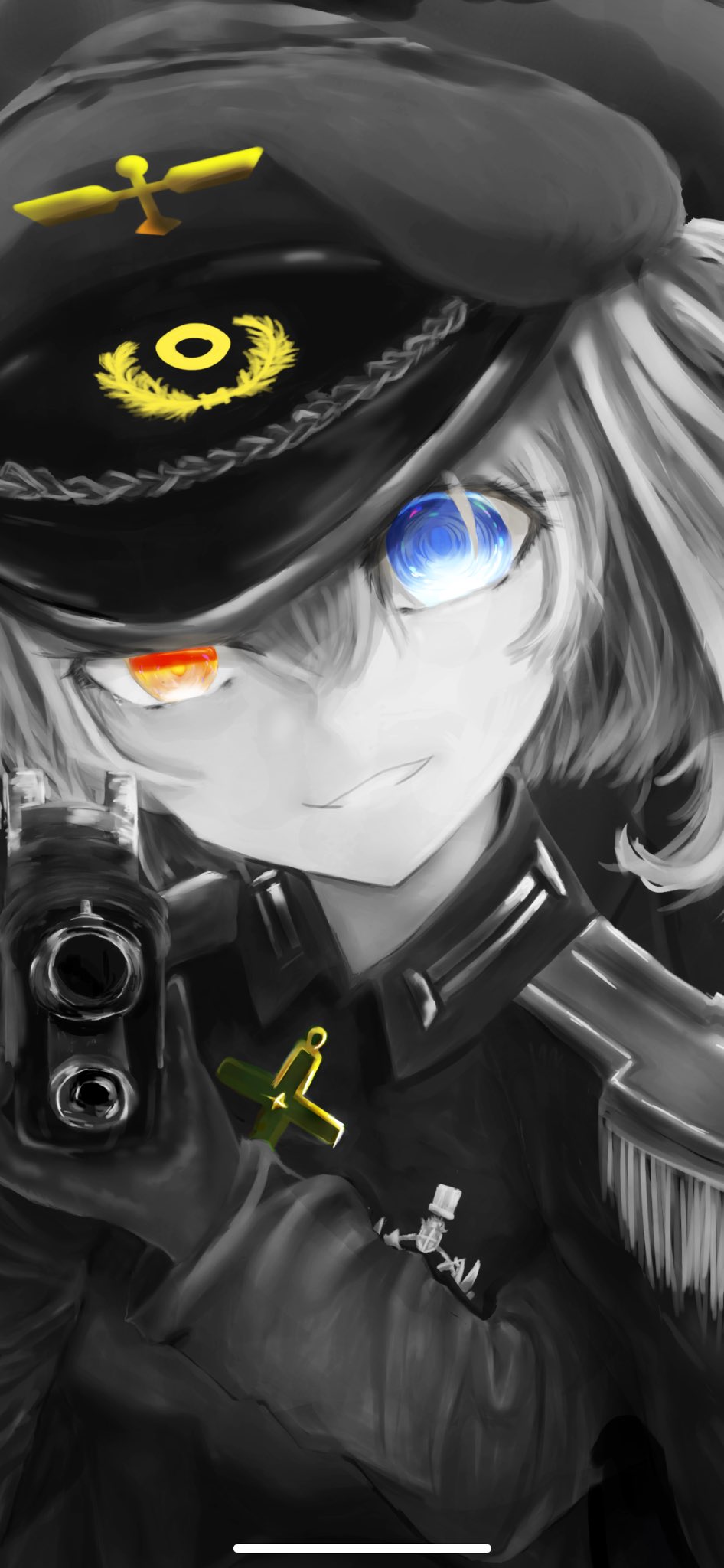 Twitter 上的 東條チカ Rt Akt0hd4daz9xule Happy New Year 今年一発目は11番目の女神 幼女戦記 ターニャ イラスト T Co Vzwpfgbtwg Twitter