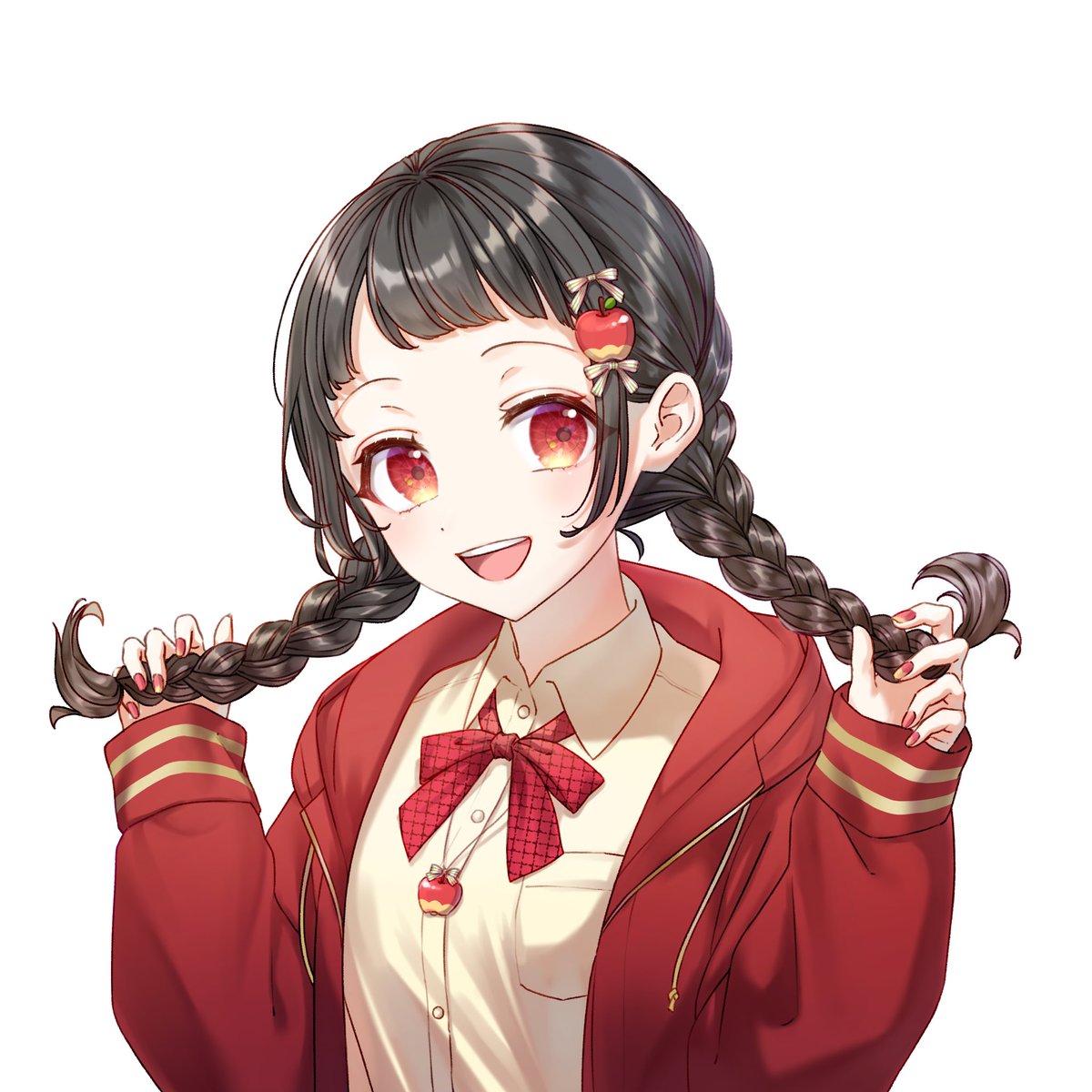 Ayane_ayay's tweet photo. 重大発表のお時間でございます！
なんと！
私Ayane🍎コテキャちゃんがリニューアル致しました！こちらです！

以前のアンケートでファンアート描いてくださる方がいてくれている様なので詳細もまた投稿致しますm(_ _)m

絵師様ありがとうございました🙇⤵︎ ︎
･葉月季様 
･らいぱす様 https://t.co/gNrE3GZIVt