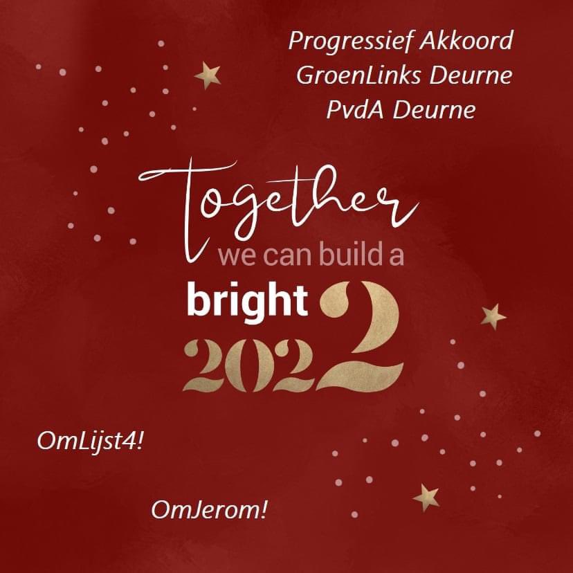 We wensen samen met <a href="/PvdADeurne/">PvdA Deurne</a> eenieder een geweldig 2022! #omlijst4 #ommetjerom #omjerom